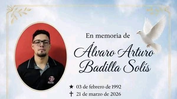 Álvaro Arturo Badilla Solís, de 34 años, era uno de los dos motociclistas que fallecieron en un accidente de tránsito en Pérez Zeledón. Foto: Cortesía para La Teja