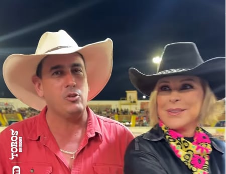 Cristiana Nassar y su pareja Luis Estrada