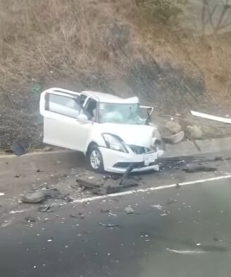 Colisión ruta 27 domingo 16 de marzo 2025