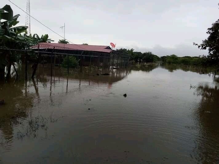 Inundaciones en Nosara de Guanacaste y Nicoya. Foto cortesía Guana Noticias.