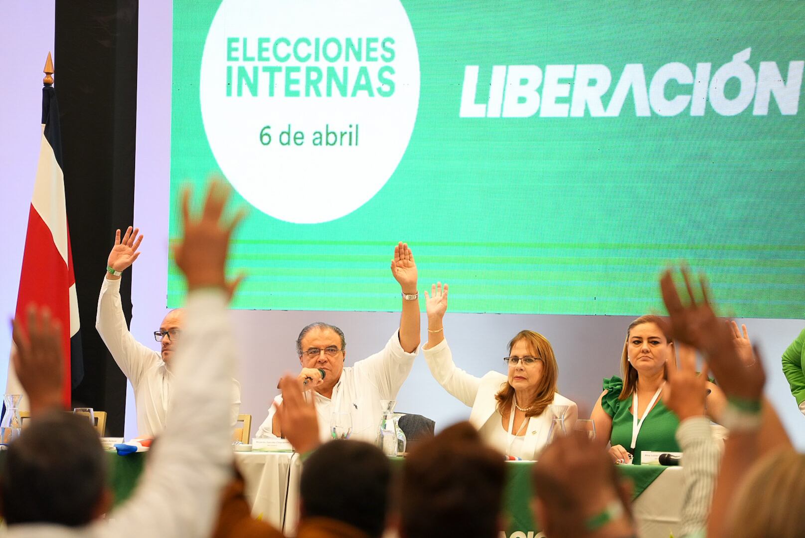 25/01/2025. Asamblea Nacional del PLN, Centro de Convenciones, Heredia. Fotografía: Lilly Arce.