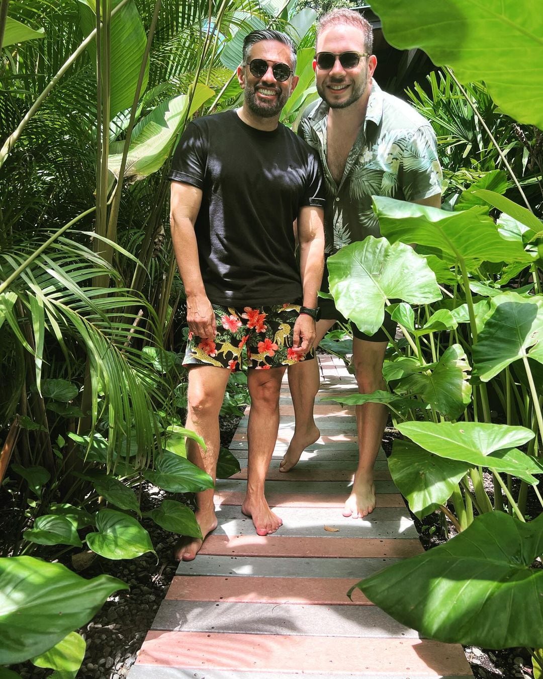 Randall Salazar y su pareja sentimental