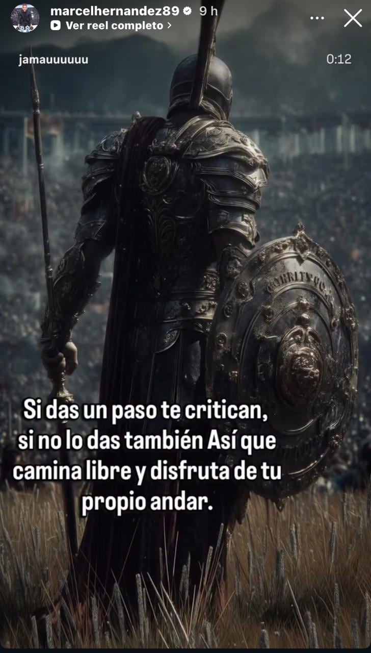 Marcel Hernández lanzó un mensaje muy claro en redes sociales.