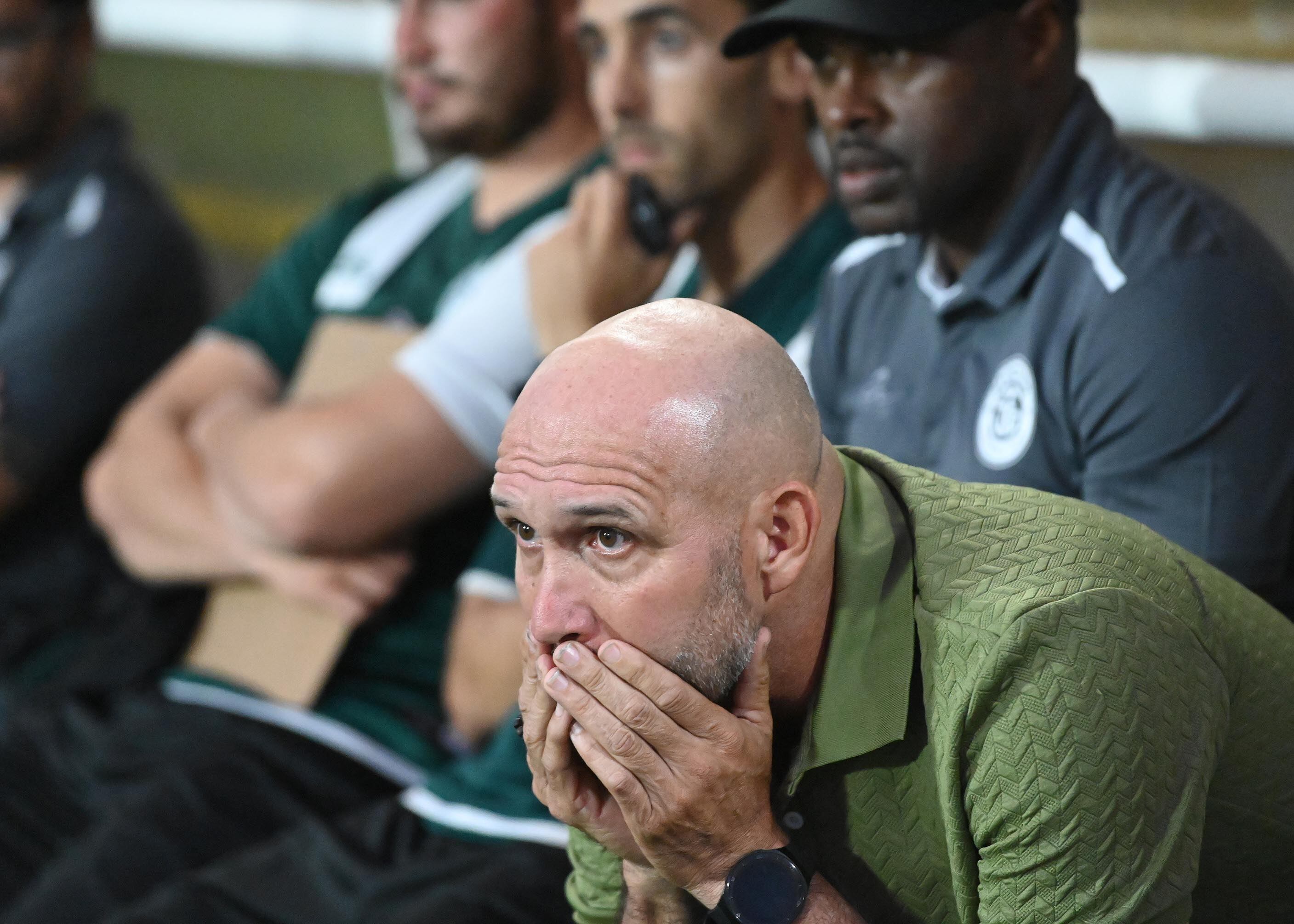 16 de marzo del 2025. Estadio Ernesto Rorhmoser de Pavas. Jornada 13 del Torneo de Clausura 2025 del Campeonato Nacional de Futbol de Primera División. El Sporting F.C. se enfrenta al Club Sport Herediano (CSH) en juego pactado para las 6 p.m. En la foto: Foto: Albert Marín para la Nación.