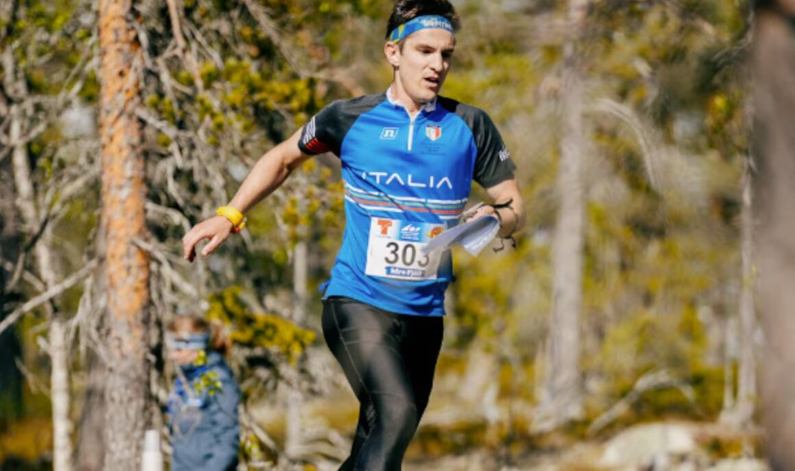 El atleta Mattia Debertolis falleció este martes, luego de colapsar en plena competencia. Foto tomada de Infobae.