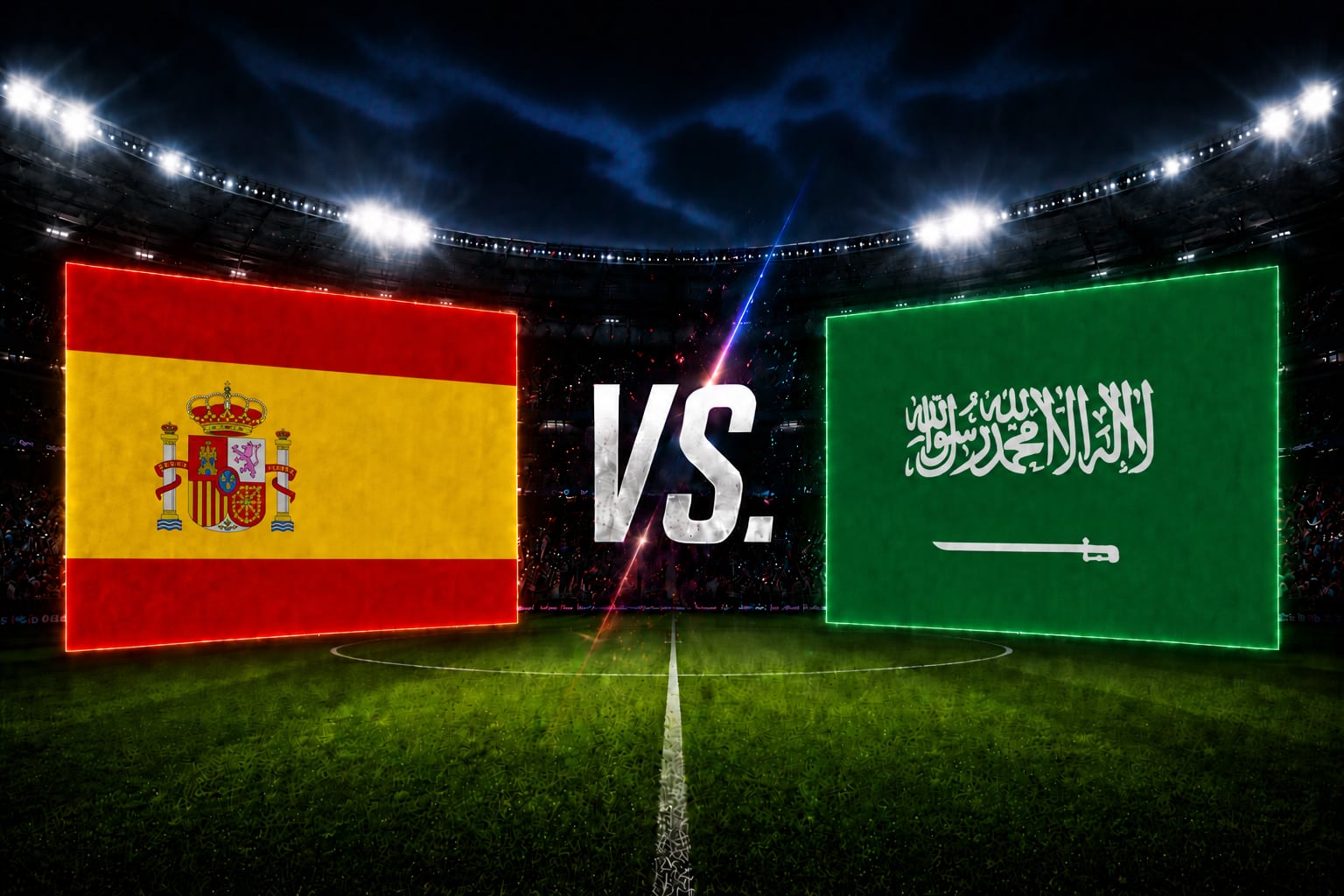 España y Arabia Saudita protagonizan un partido que resulta determinante para La Roja en el Mundial 2026.
