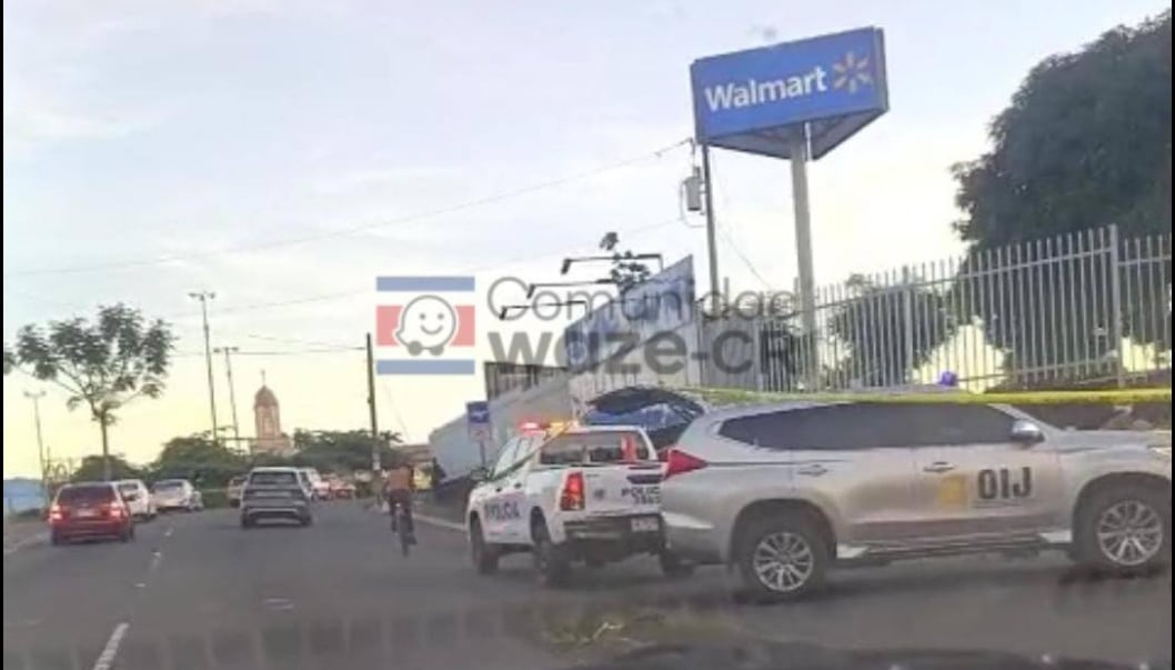 El homicidio ocurrió cerca del Walmart de San Sebastián. Foto Waze CR.