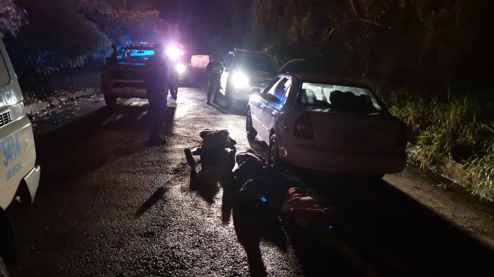 Detienen a tres sospechosos de robar caja fuerte de bodega de la Pozuelo en San Ramón. Foto cortesía.