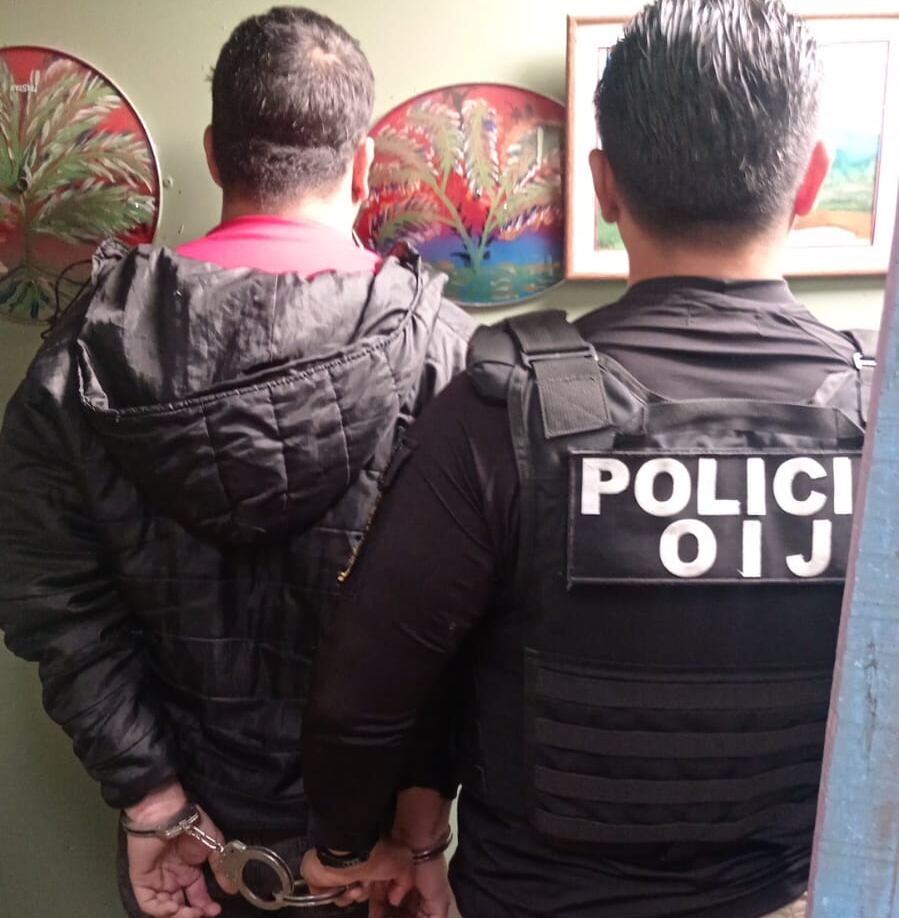 El OIJ detuvo a dos personas como sospechosas de un homicidio en Curridabat