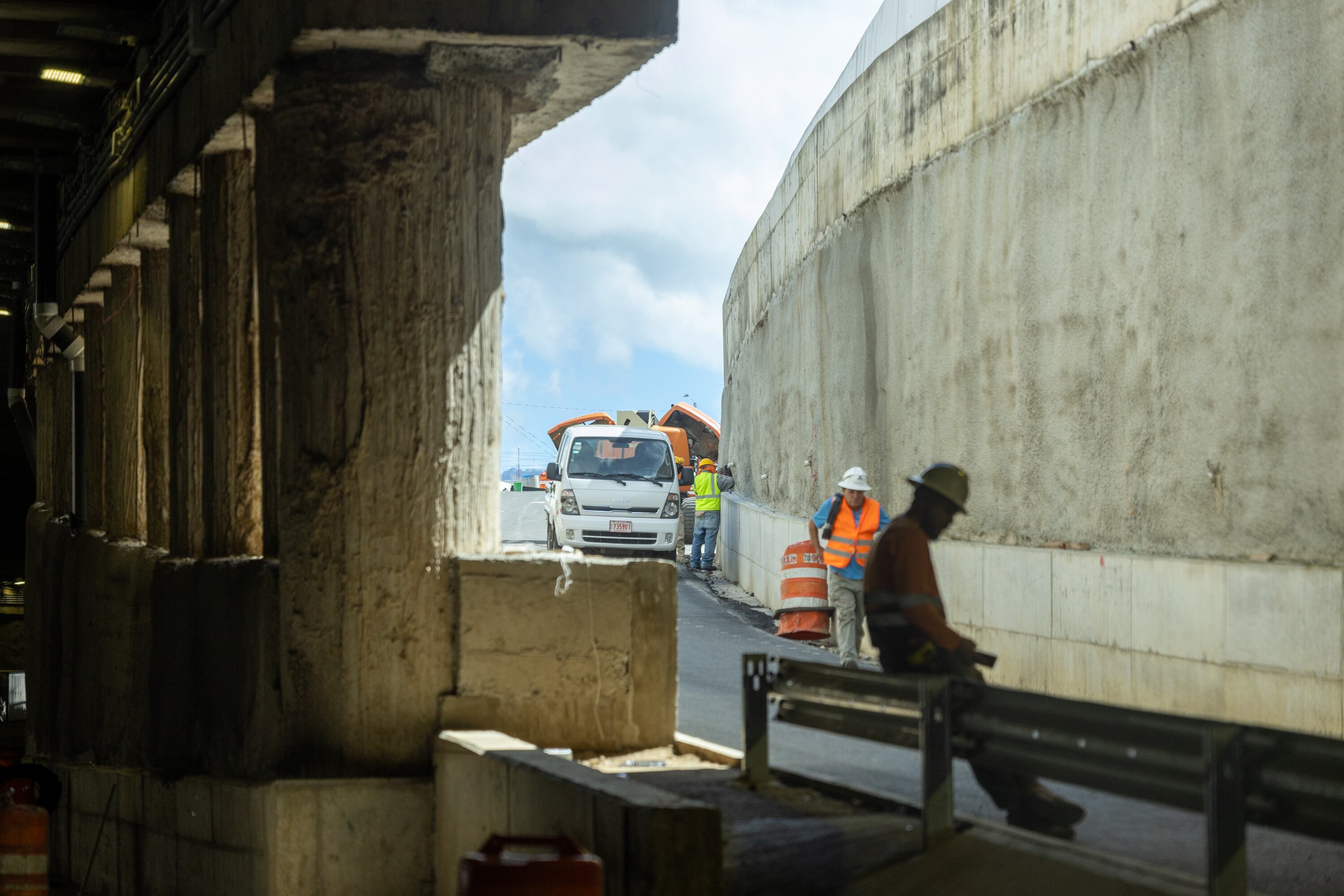 Es un recorrido para ver los avances y cuánto faltará para que ya queden todos los trabajos listos.