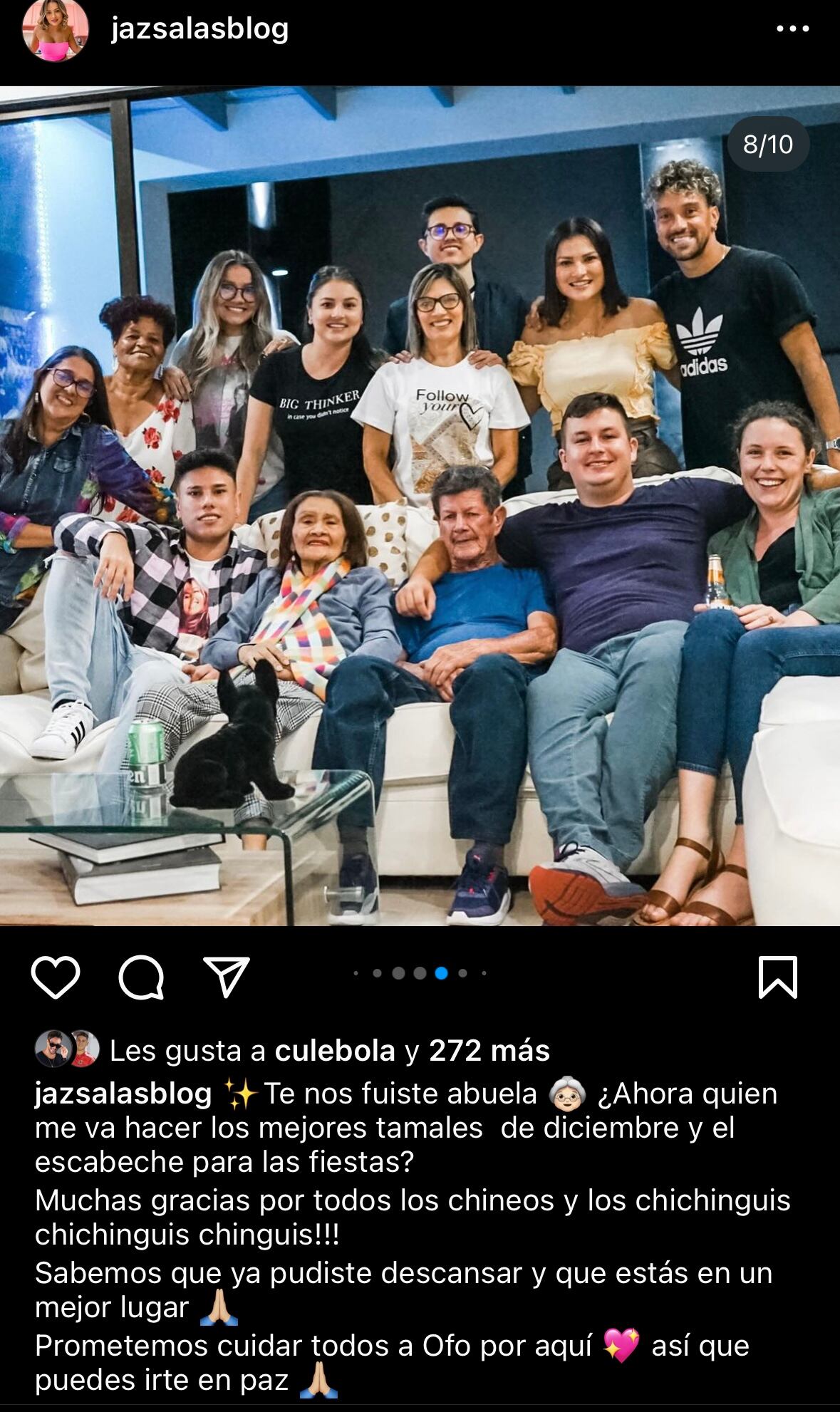 Jazmín Salas esposa de Christian Bolaños