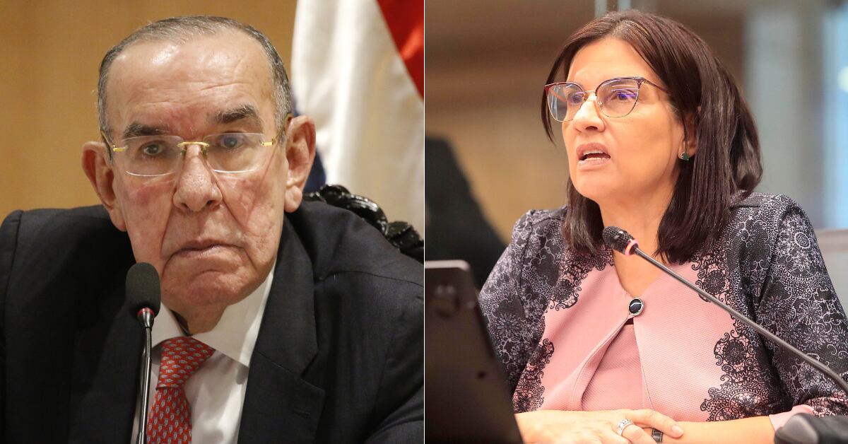 El presidente legislativo, Rodrigo Arias, recordó a la jerarca de la CCSS, Marta Esquivel, su deber constitucional de asistir a las convocatorias del Congreso. Foto: Archivo LN