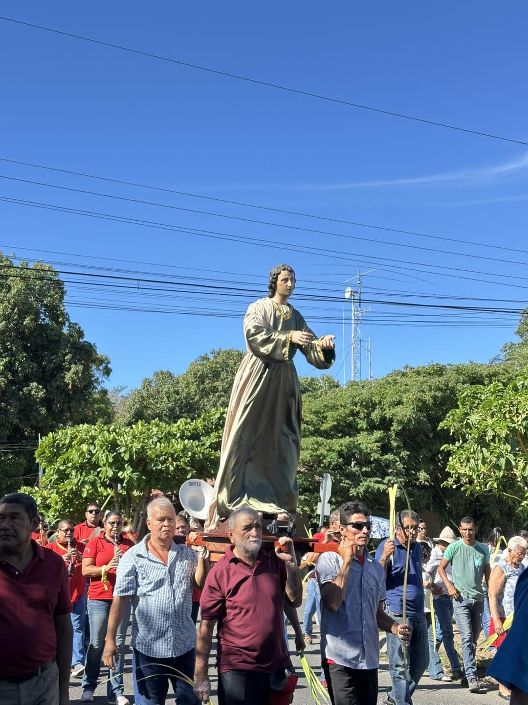 Semana Santa 2026, domingo de ramos 29 de marzo. En la foto, iglesia de San Jerónimo de Sardinal, Guanacaste.
