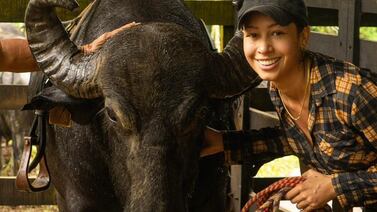 Hija de Chito, el del cocodrilo, domó otro tipo de animal todavía más fuerte que el gran Pocho