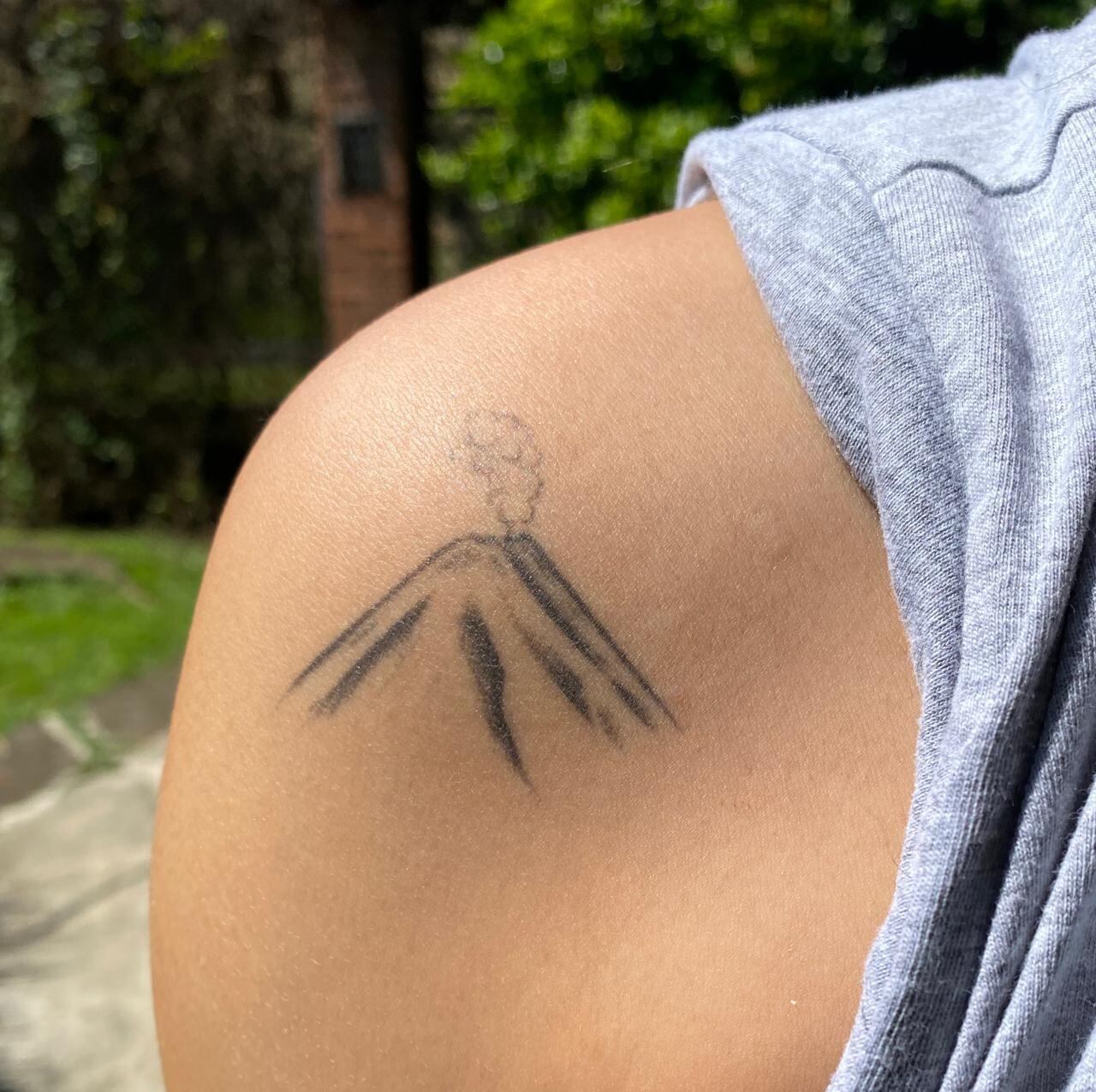 Tatuaje patriótico de la jugadora de Saprissa, Sofía Varela. Cortesía.