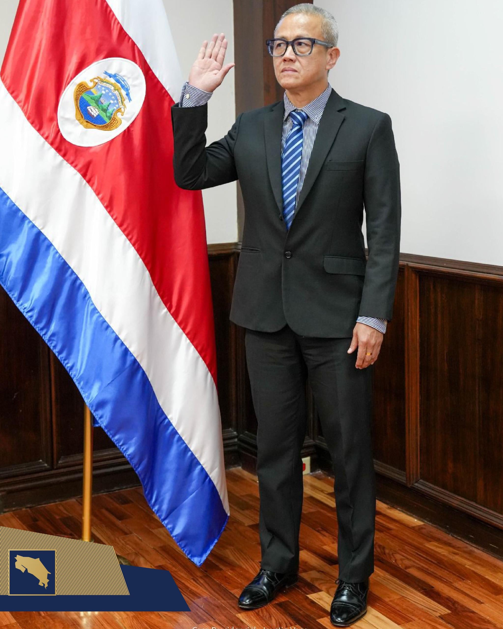 El gobierno de Rodrigo Chaves confirmó este miércoles 9 de julio a su tercer ministro de Justicia, se trata de Nils Ching Vargas.