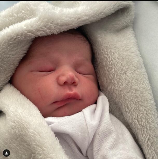 Mauricio Vargas, hijo, bebé