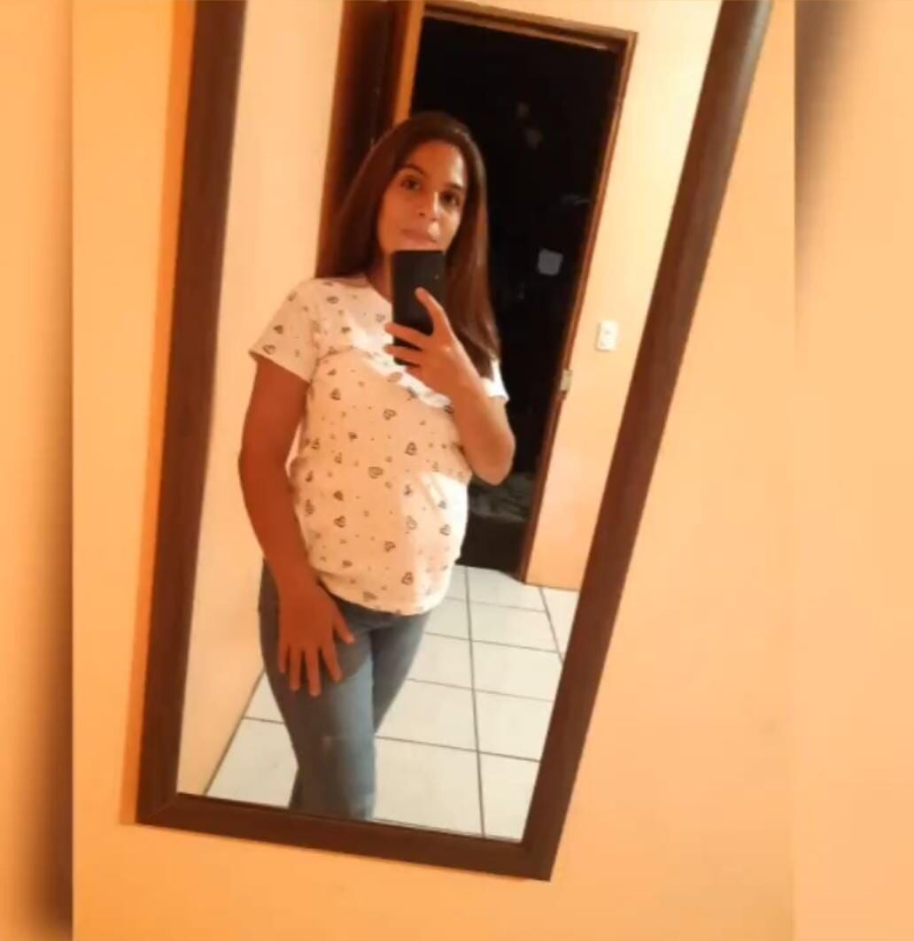 Francis León Miranda, joven embarazada que fue asesinada por su expareja en Liberia. Foto cortesía.
