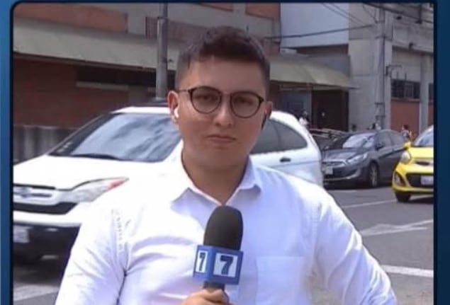 Periodista Jason Ureña, de Telenoticias.