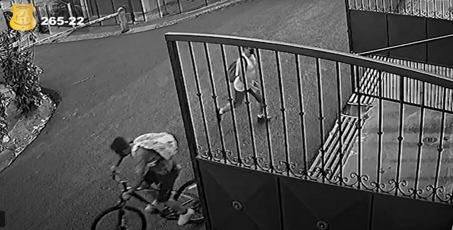 Sospechoso de robo de bicicletas en Curridabat. Foto OIJ.