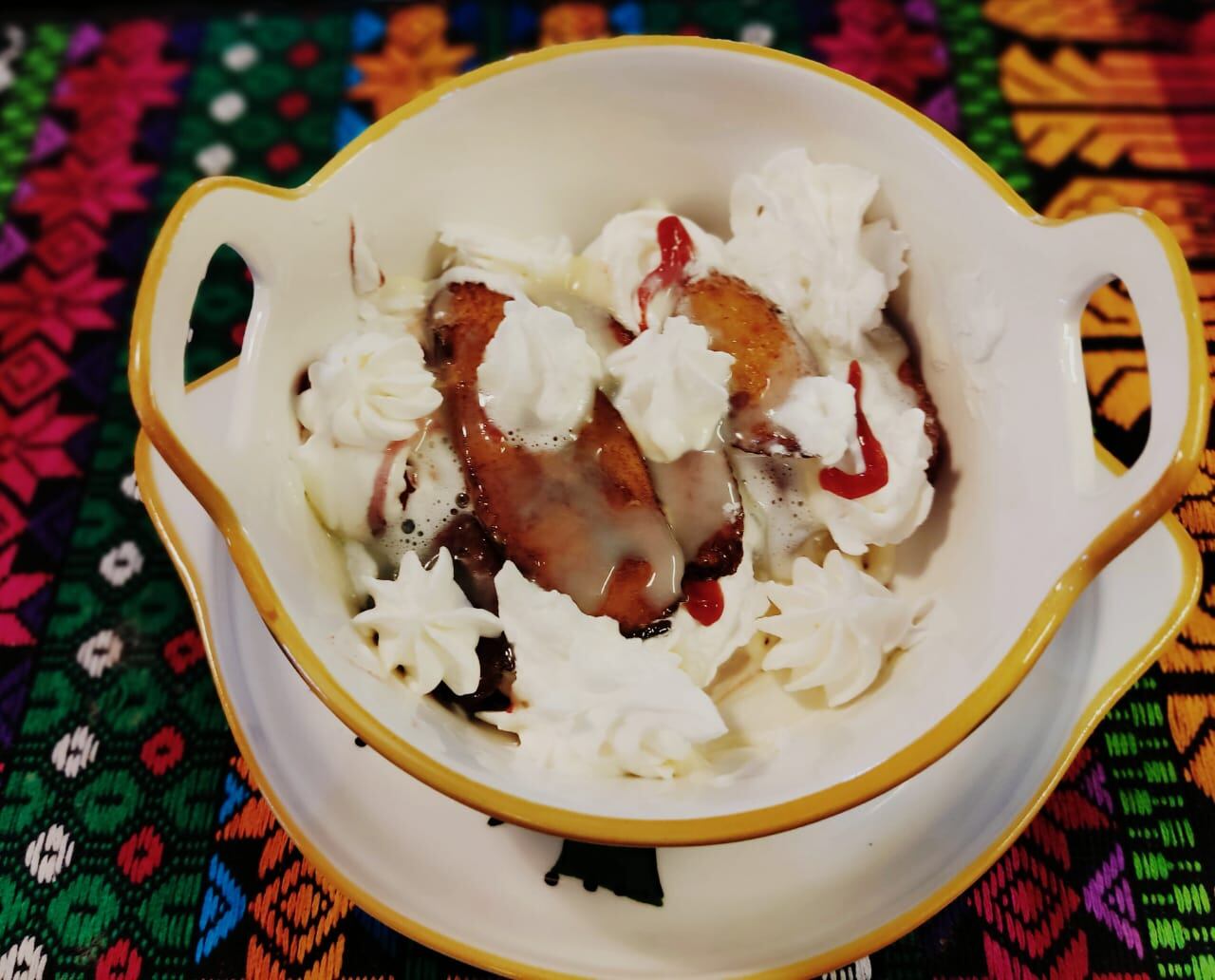 Antójese de comer esta delicia de plátanos machos. (Cortesía)