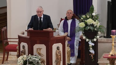 Miguel Ángel Rodríguez dedica emotivo mensaje a Lorena Clare Facio en su funeral