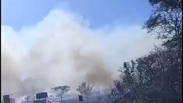 Bomberos atienden dos grandes incendios en charrales, este lunes se han registrado 50
