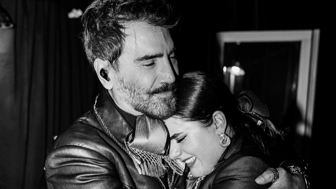 Alejandro Fernández y su hija Camila