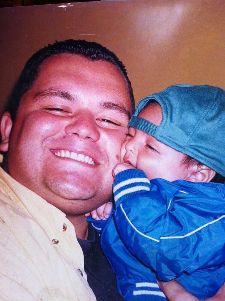 Federico "Kiko" Robles y su hijo Sebastián Robles. Cortesía