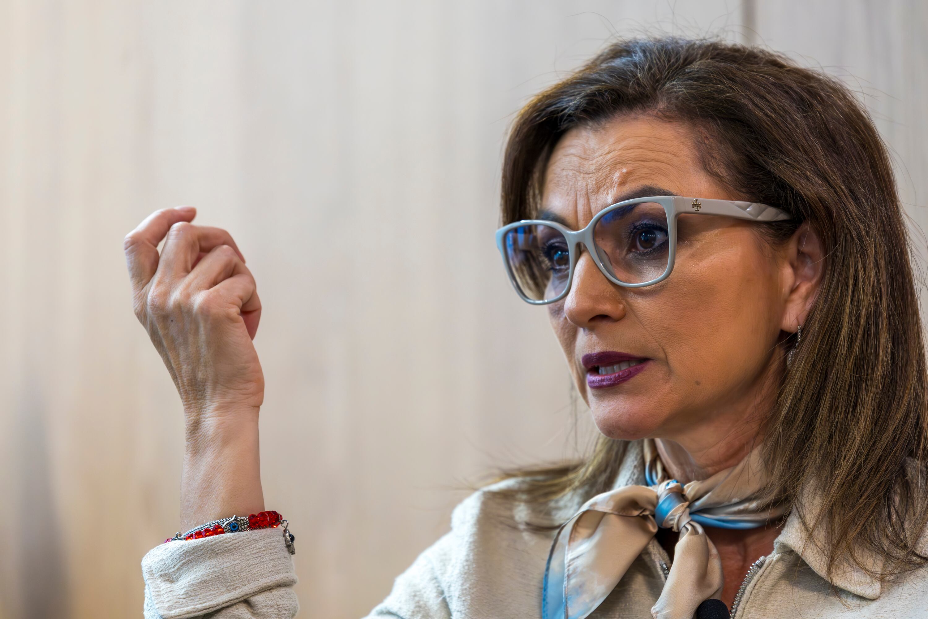 13/11/2024, San José, Asamblea Legislativa, entrevista con la diputada independiente Kattia Cambronero.