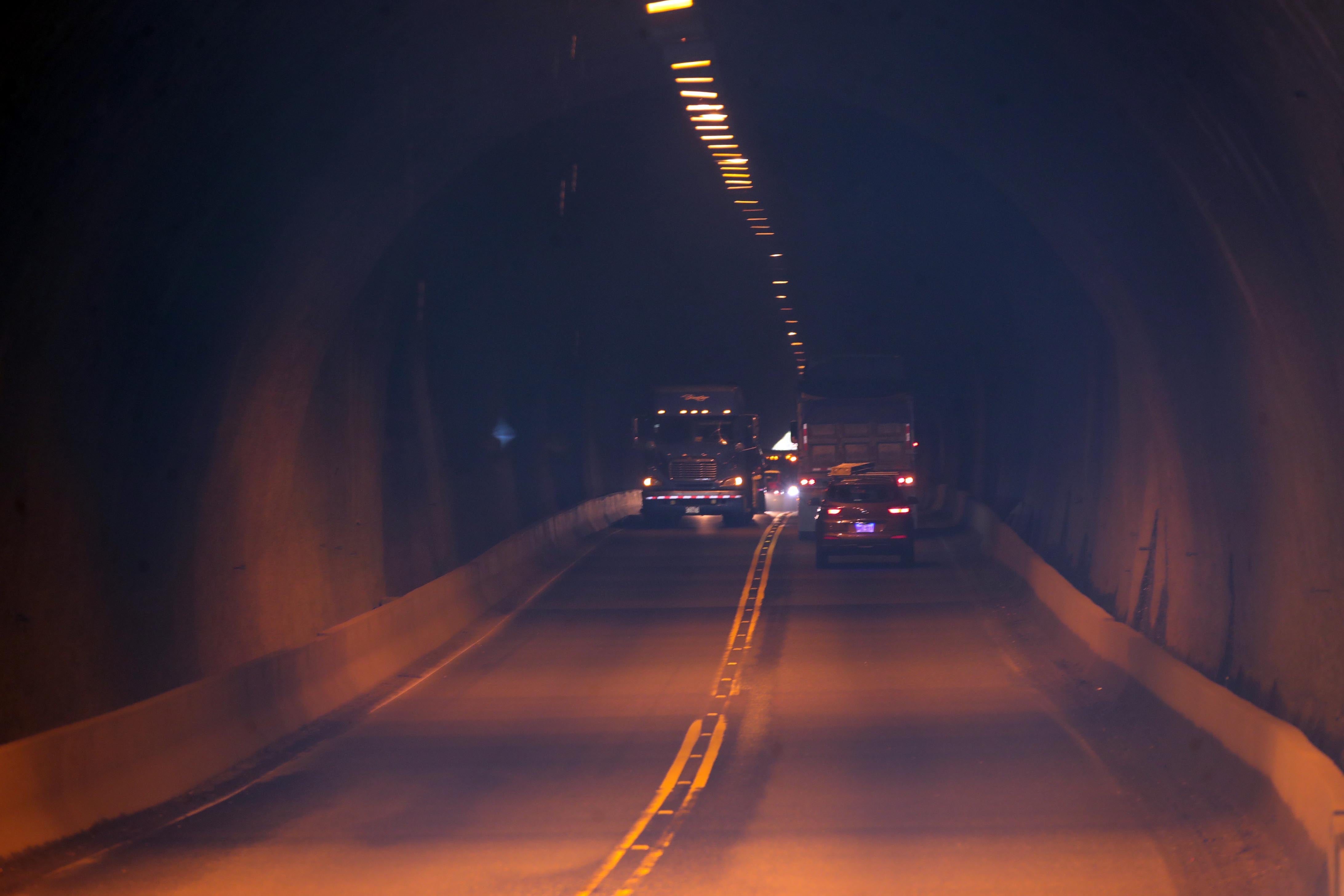 Ruta 32 sector  Tunel  Zurqui