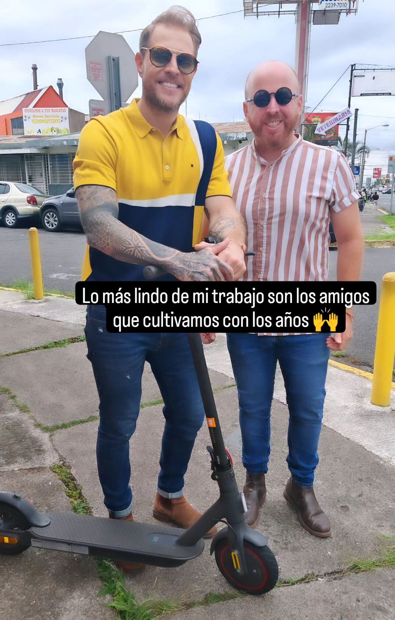 Yecson Carvajal y Mauricio Hoffmann. Instagram