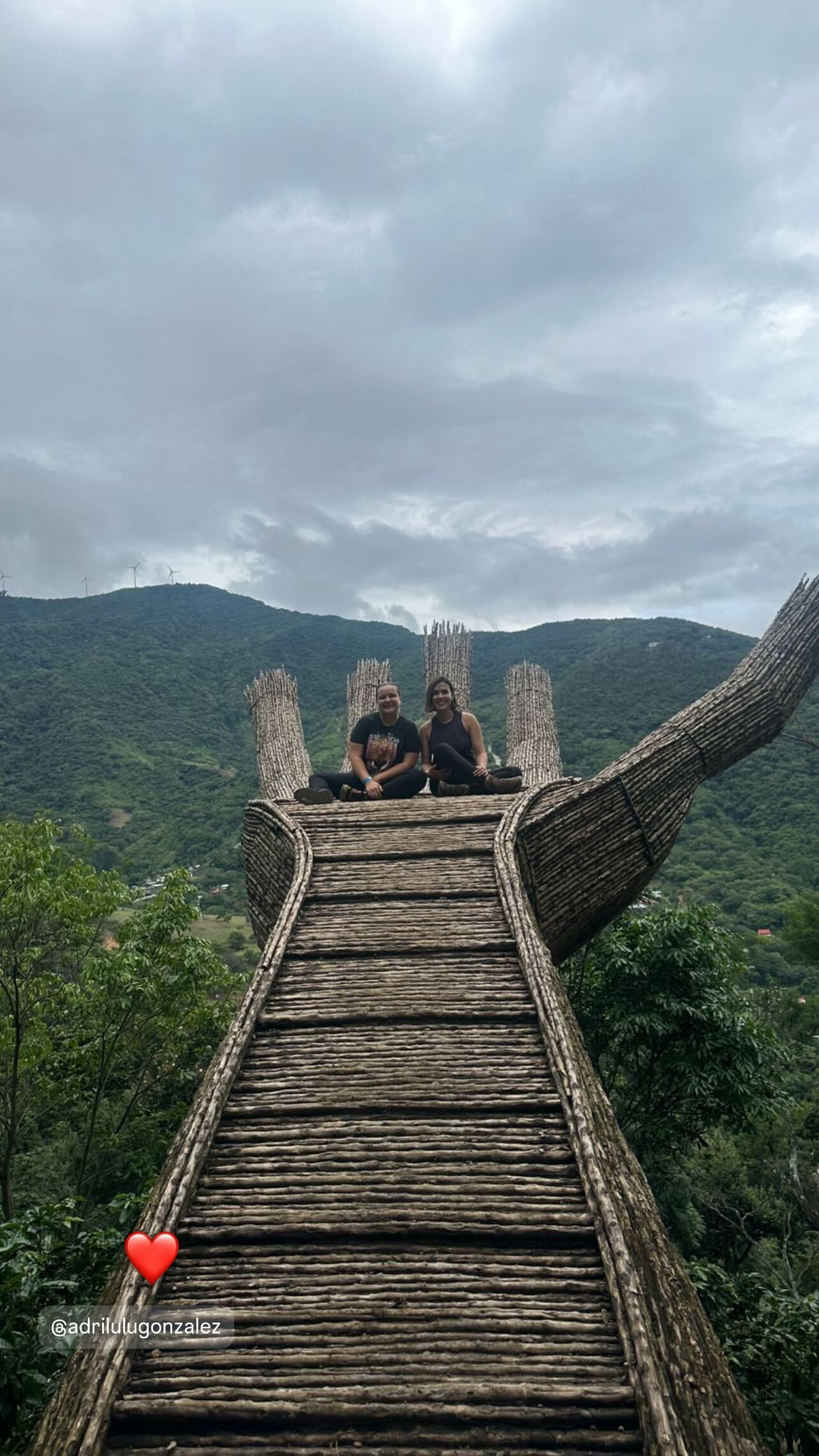 Esta fue la fotografía compartida por María José Castillo.