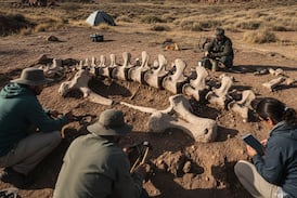 Del tamaño de un autobús: Hallan en Argentina una nueva y extraña especie de dinosaurio de cuello largo