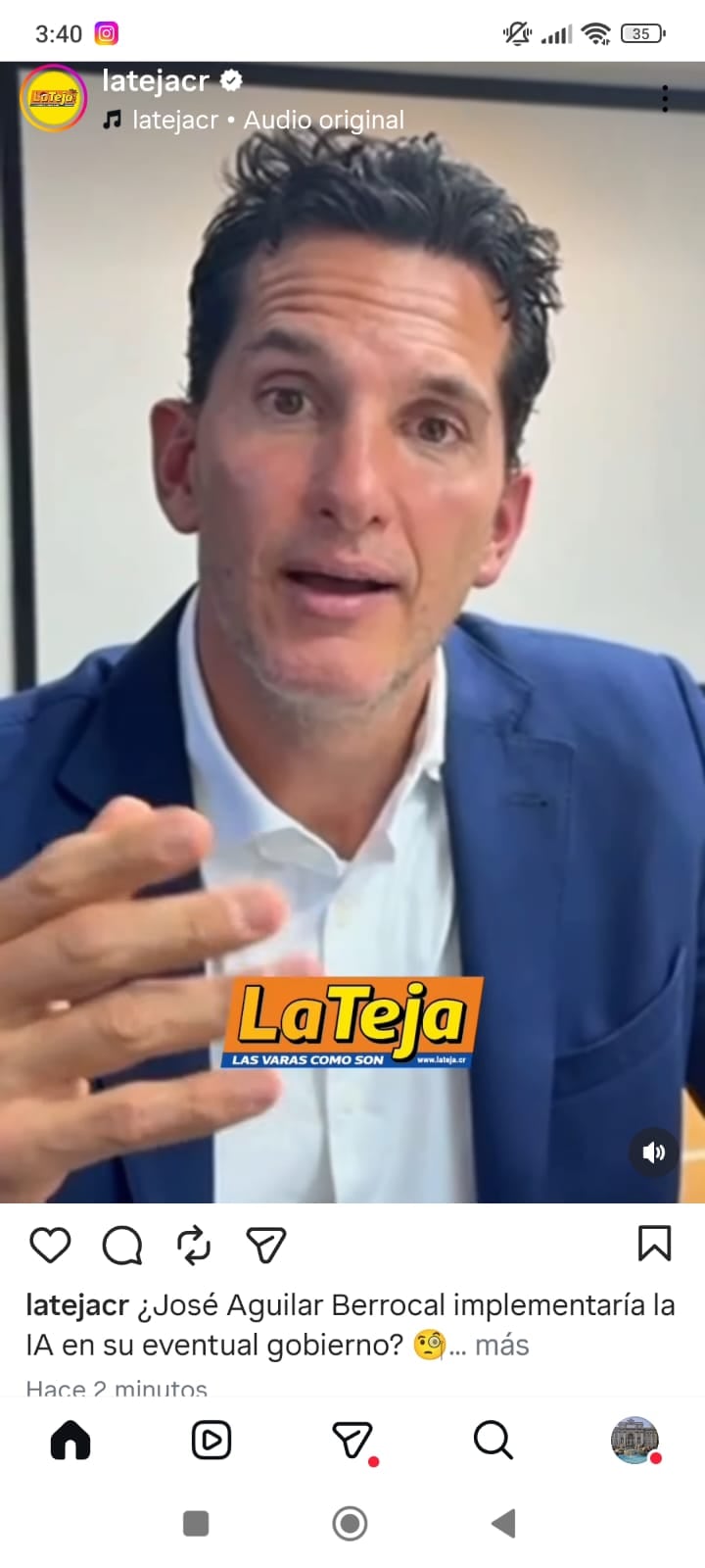 Instagram movió los mensajes directos a la barra inferior en su nueva actualización.