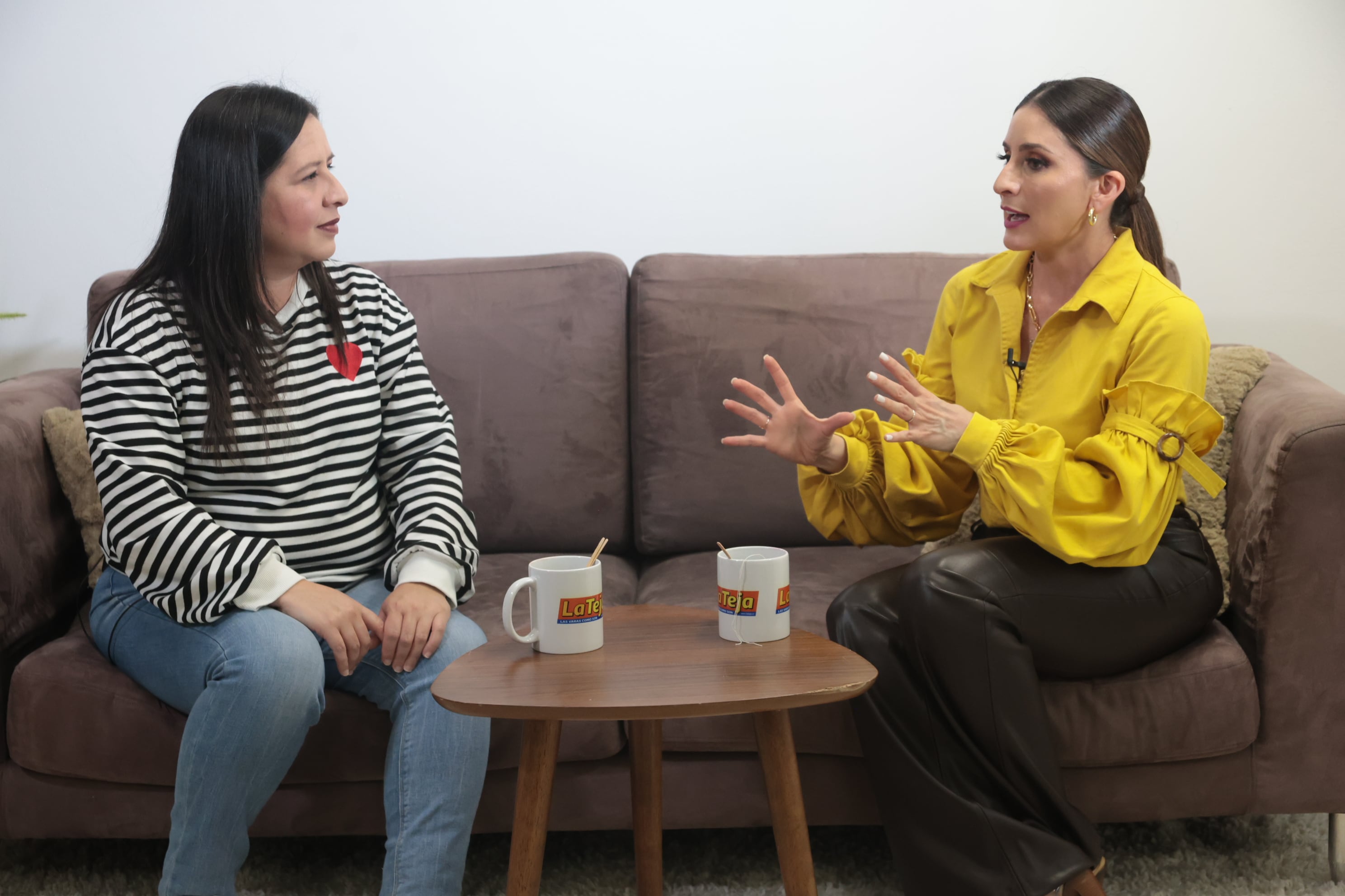 Fotos entrevista con Natalia Monte presentadora de Canal 7 / Foto John Duran