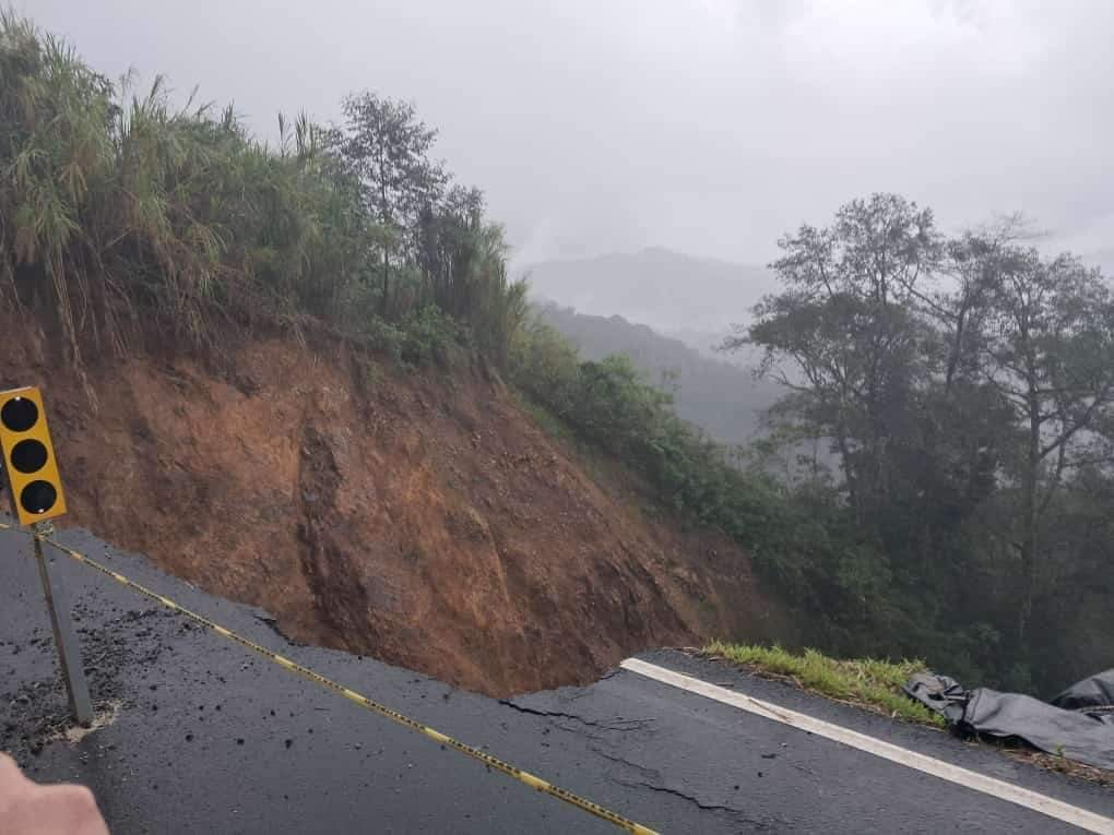 Ese tramo de Jardín de Páramo de la calle fue cerrado por prevención. Foto: Cortesía