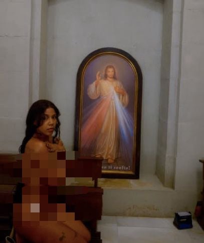 Esta fue una de las fotografías compartidas por Tokischa en su cuenta de Instagram.