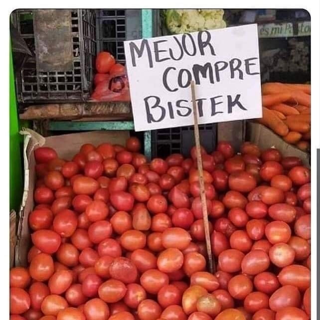 El tomate está carísimo