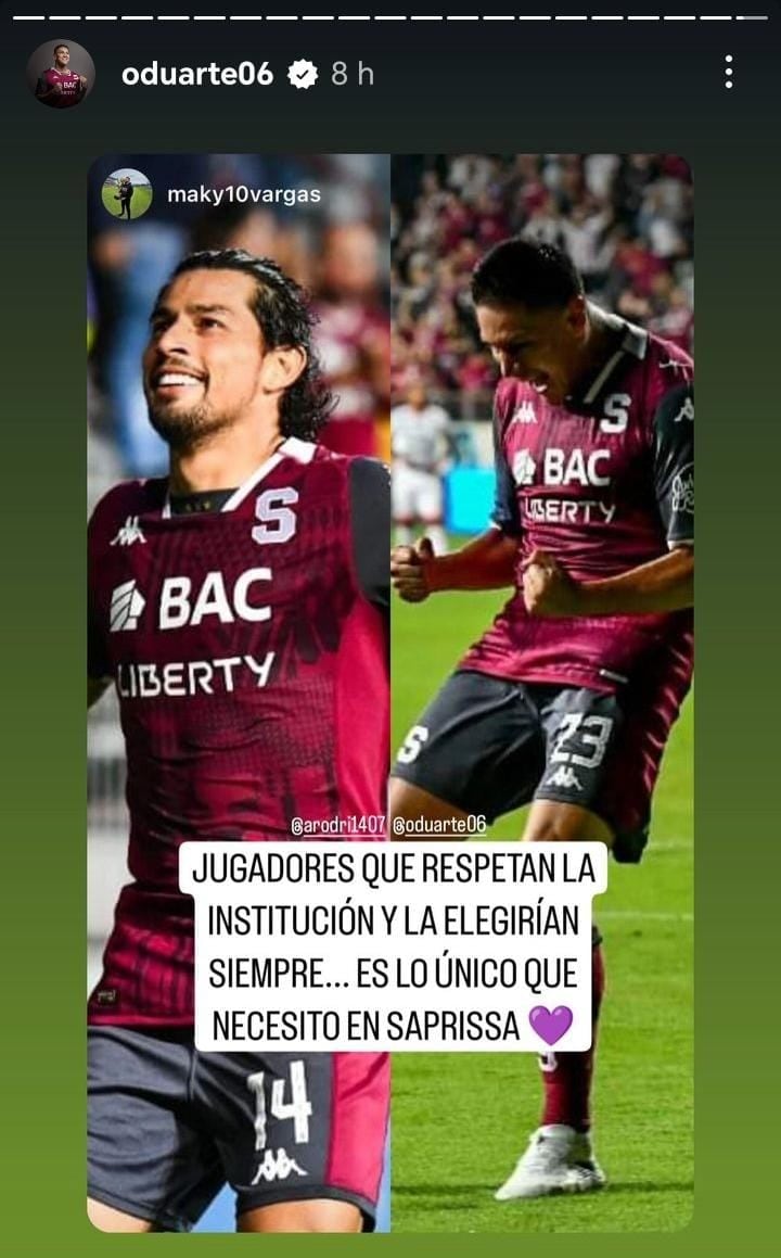 Ariel Rodríguez y Óscar Duarte tiraron filazo en redes sociales