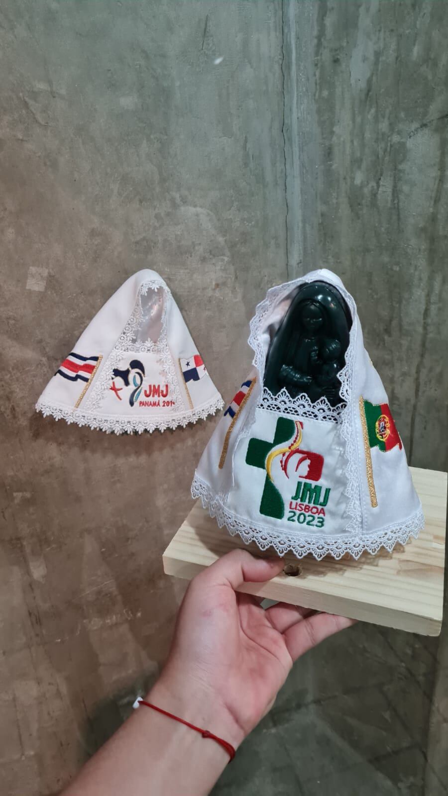 Una romería simbólica realizó un grupo de ticos que se encuentra en Portugal como parte de la delegación oficial costarricense presente en la Jornada Mundial de la Juventud 2023