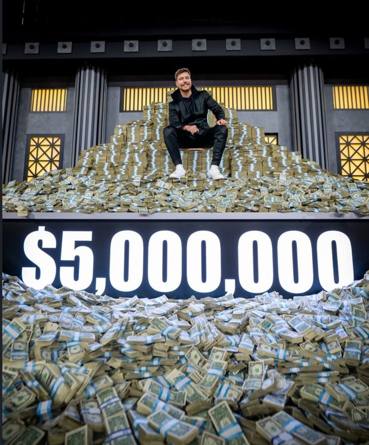 Imagen promocional de la competencia 'Beast Games', creada por MrBeast.