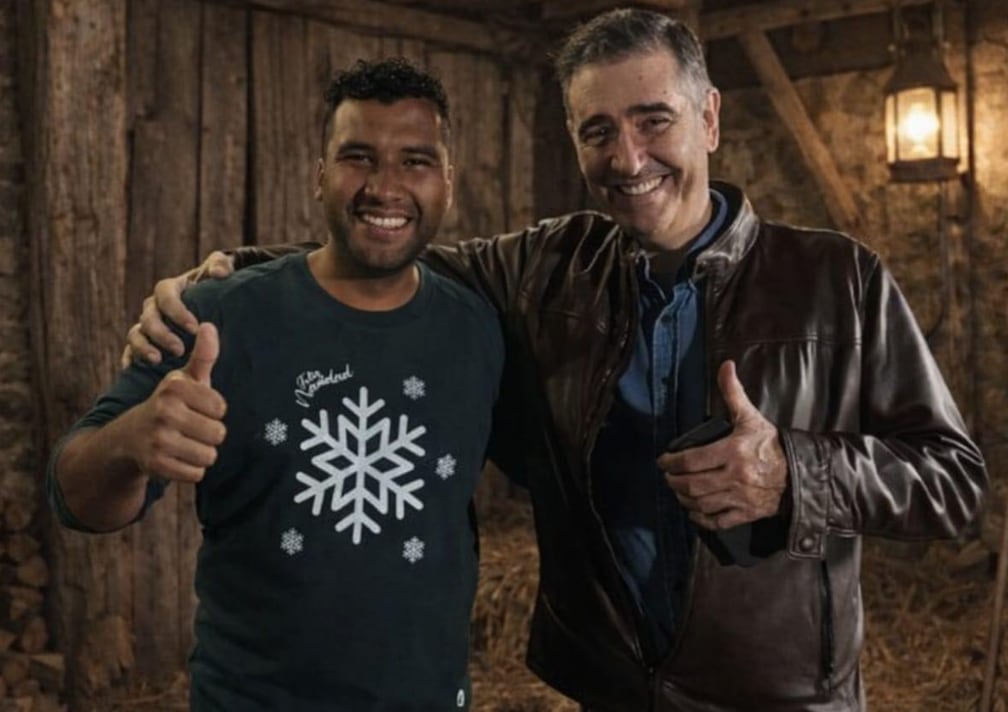 Dudly Lynch agradeció a Ignacio Santos por la oportunidad que le dio de entrar a Telenoticias.