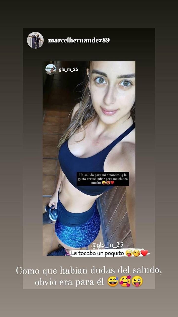 Gloriana Miranda, pareja de Marcel Hernández
