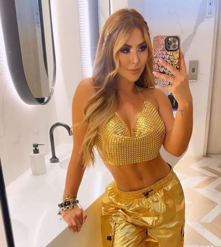 Keyla Sánchez tuvo un inesperado reencuentro con uno de sus exs en el Urban Fest