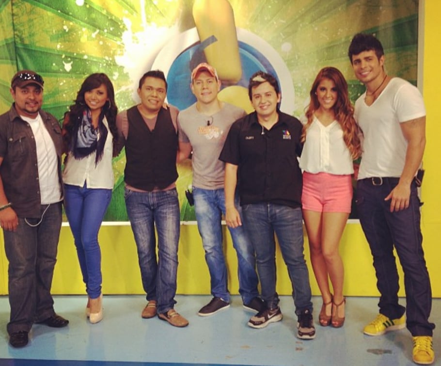 María Fernanda León, presentadora y cantante.