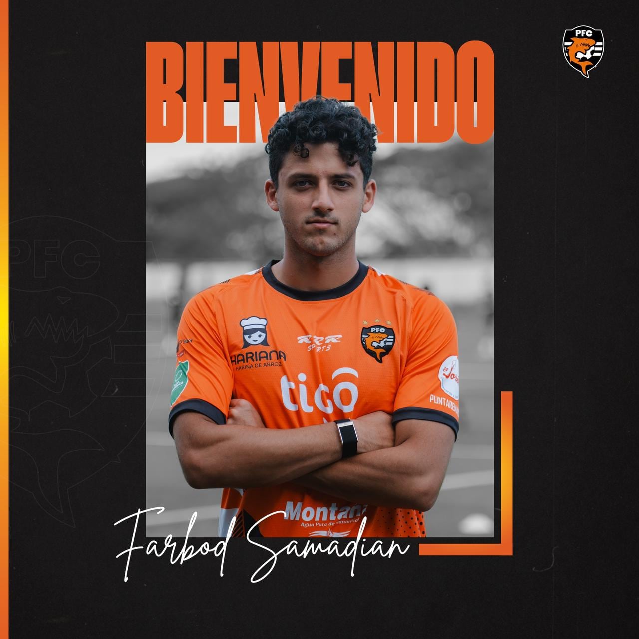 Puntarenas hizo oficial el refuerzo de Farbod Samadian