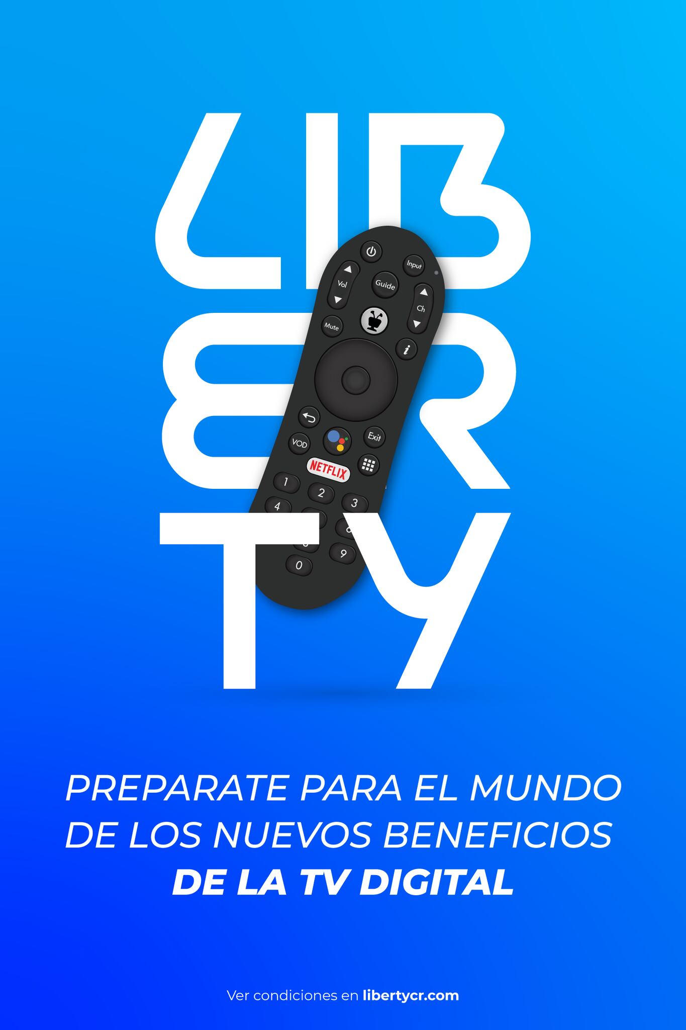 De un solo pescozón en la pura quijada y de un día para otro, la gente de Liberty (antigua Cabletica) tomó la decisión, desde el pasado 15 de abril, de quitar canales y cambiar canales de ubicación en su servicio de cable analógico.