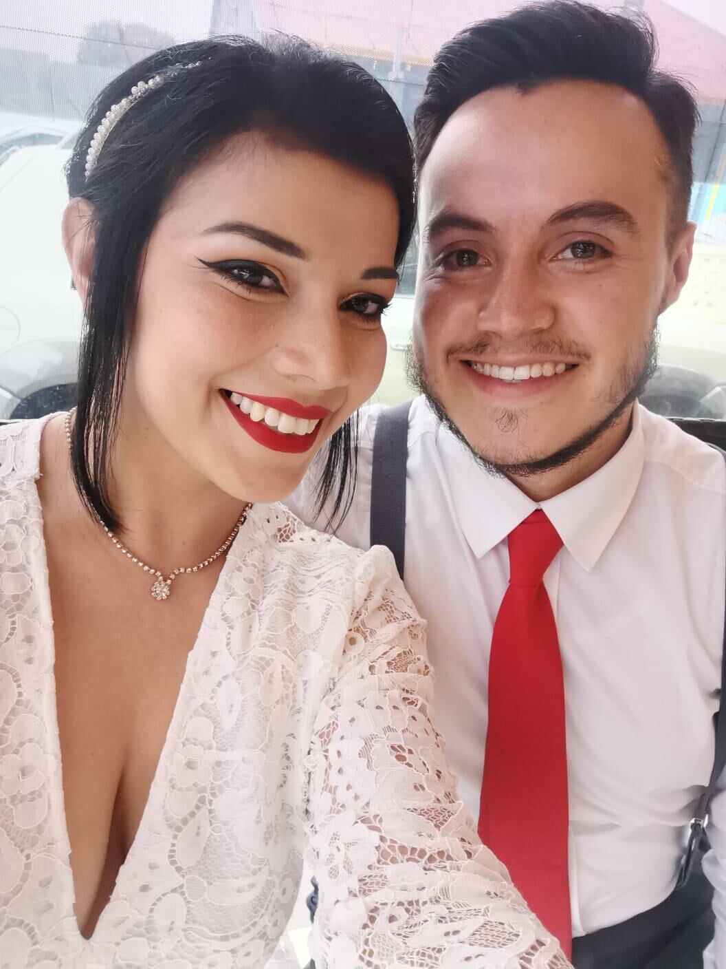 Katherine Brenes y Manuel Madrigal se casaron en el 2022.