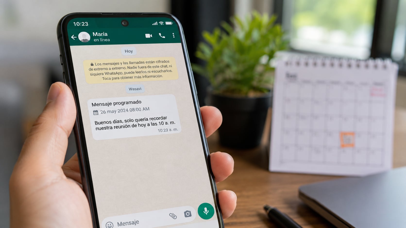 Wasavi y Scheduled permiten organizar mensajes de WhatsApp con anticipación. Así funciona cada herramienta según el sistema operativo.
